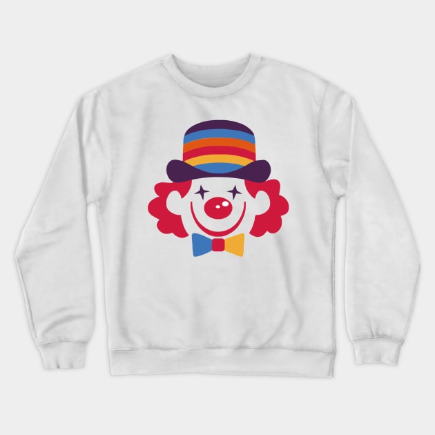 silly clown Crewneck Sweatshirt by Kajieno